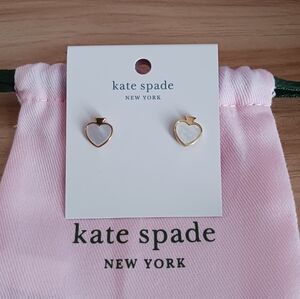 Kate Spade Gold Heart Earrings